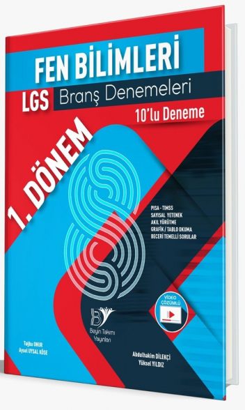 8.Sınıf LGS 1.Dönem Fen Bilimleri 10 lu Branş Denemesi – Şener Dağıtım